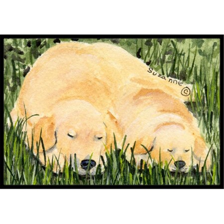 Carolines Treasures 18 x 27 in. Golden Retriever Indoor Outdoor Doormat SS8838MAT